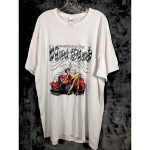 Men’s T-Shirt Hot Rod Racing Shirt Size Extra Large